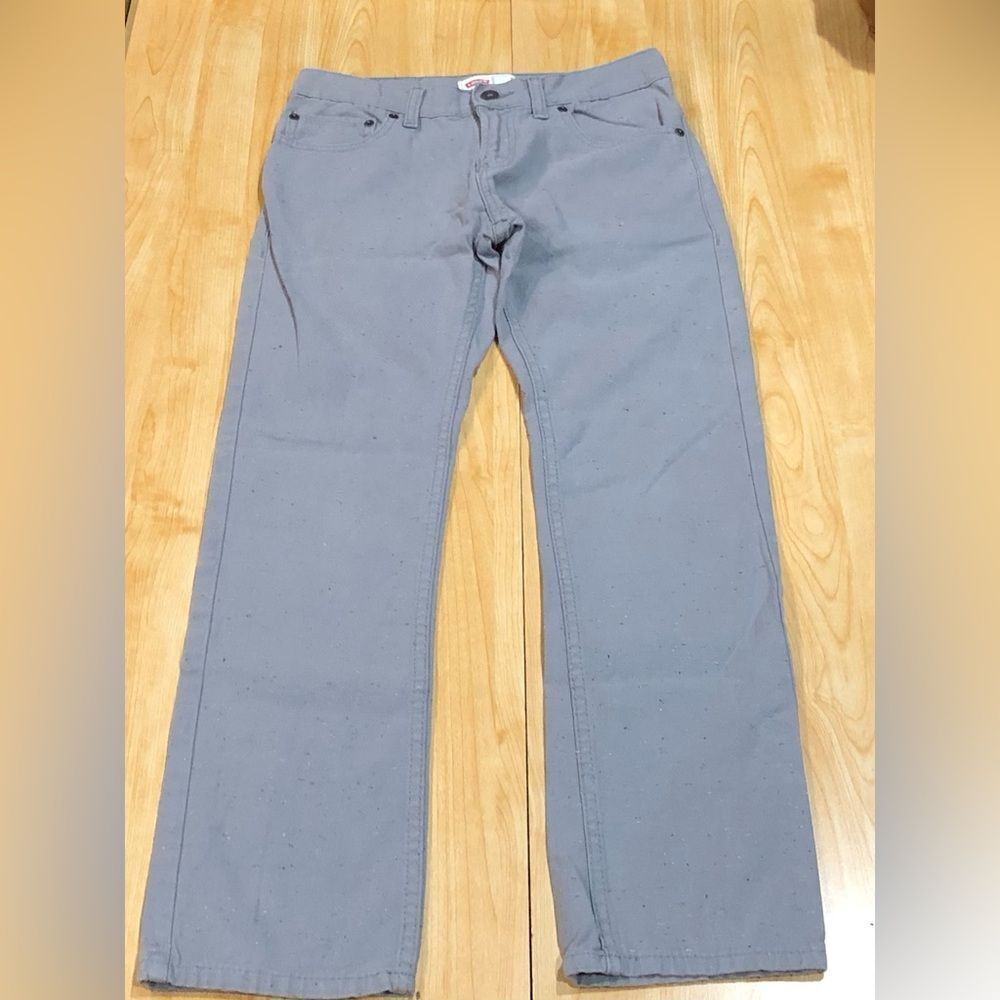 Boys Levi's Slim Jeans Size 14 Gray Slim Fit Pants